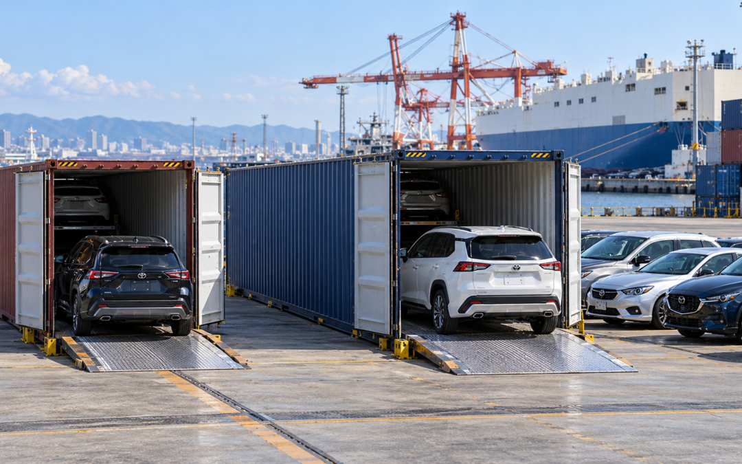 20ft vs. 40ft Shipping Containers: How Many Cars Can You Export from Japan?